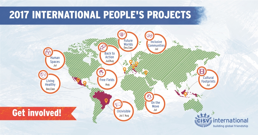 IPP (International People’s Project): age 19+, 14 days or longer